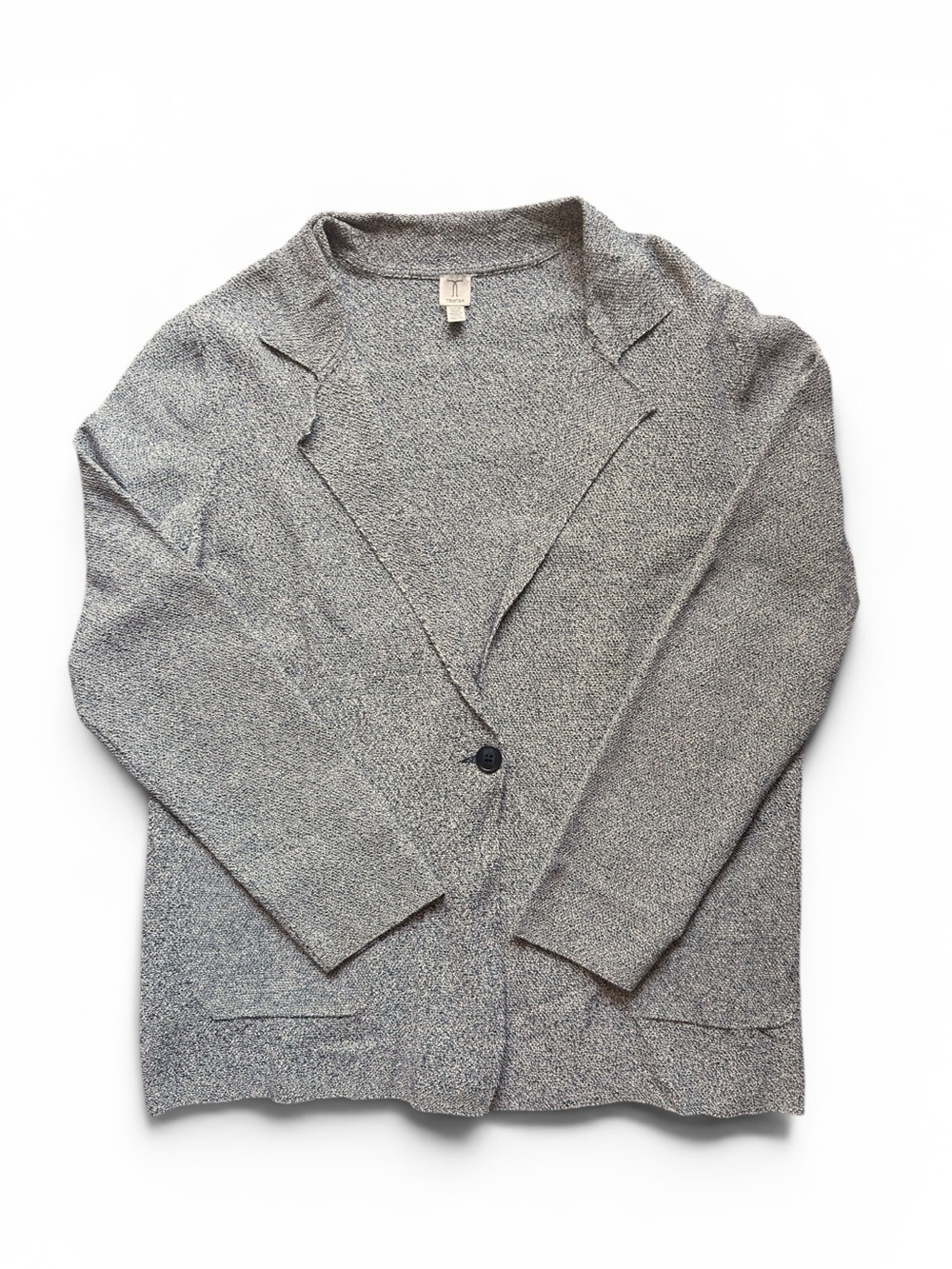 TRISTAN Knit Single Button Blazer Cardigan Size XL